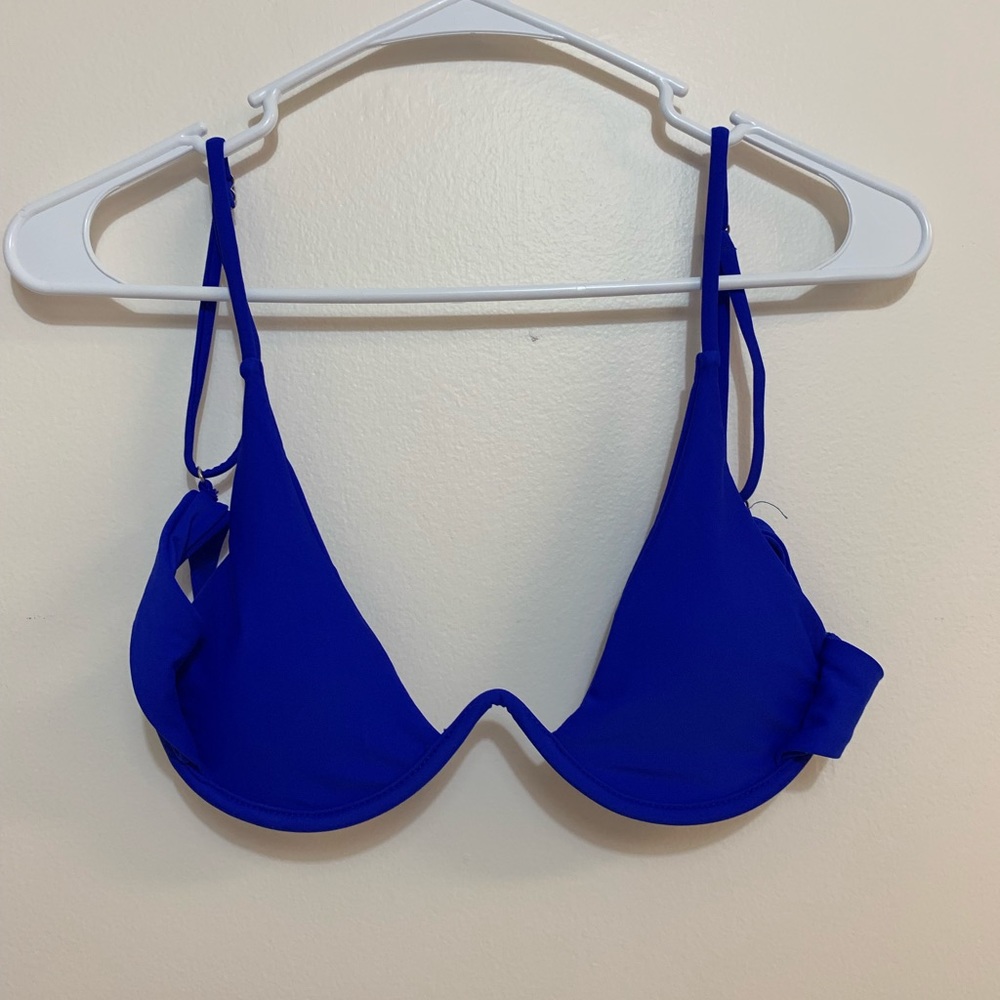 Blue Bikini Top